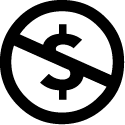 Creative Commons noncommercial icon